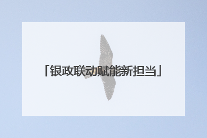 银政联动赋能新担当