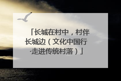 长城在村中，村伴长城边（文化中国行·走进传统村落）