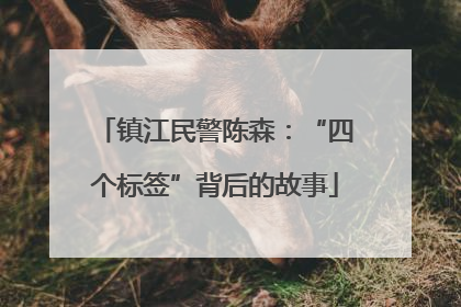 镇江民警陈森：“四个标签”背后的故事