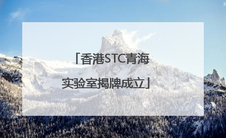 香港STC青海实验室揭牌成立