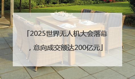 2025世界无人机大会落幕，意向成交额达200亿元
