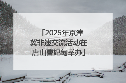 2025年京津冀非遗交流活动在唐山曹妃甸举办