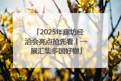 2025年廊坊经洽会亮点抢先看丨一展汇集多国好物