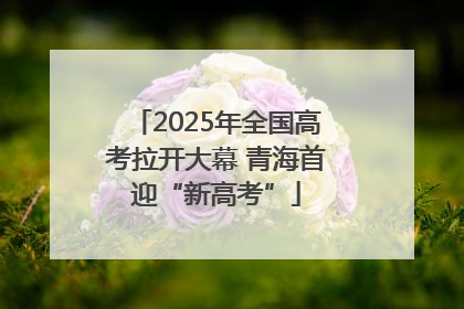 2025年全国高考拉开大幕 青海首迎“新高考”